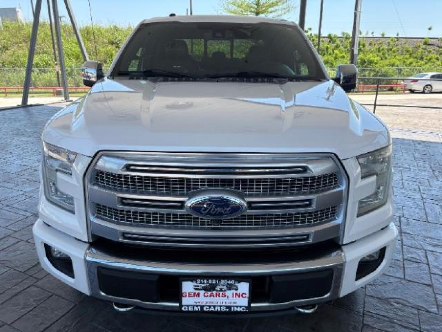 2015 White Platinum Metallic Tri-Coat Ford F-150 Platinum (1FTEW1EG0FF) , located at 12182 Garland Rd, Dallas, TX, 75218, (214) 521-2040, 0.000000, 0.000000 - Photo#1