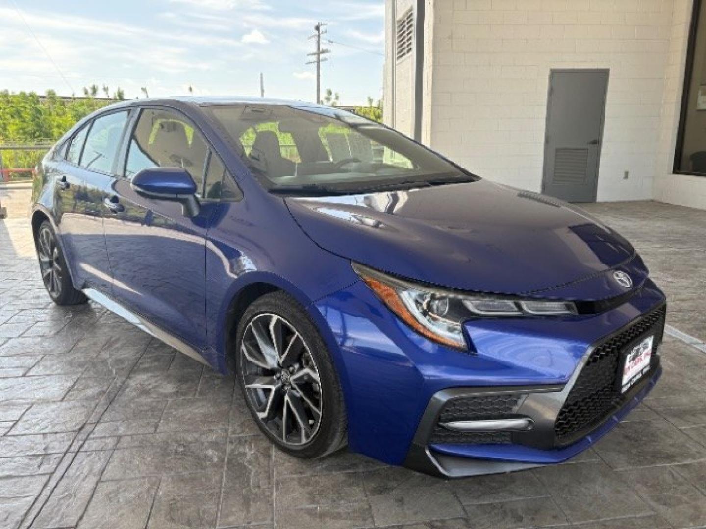 2020 Blue Crush Metallic Toyota Corolla SE (JTDP4RCE6LJ) with an Dynamic Force 2L I-4 port/direct injection engine, located at 12182 Garland Rd, Dallas, TX, 75218, (214) 521-2040, 0.000000, 0.000000- Photo#0