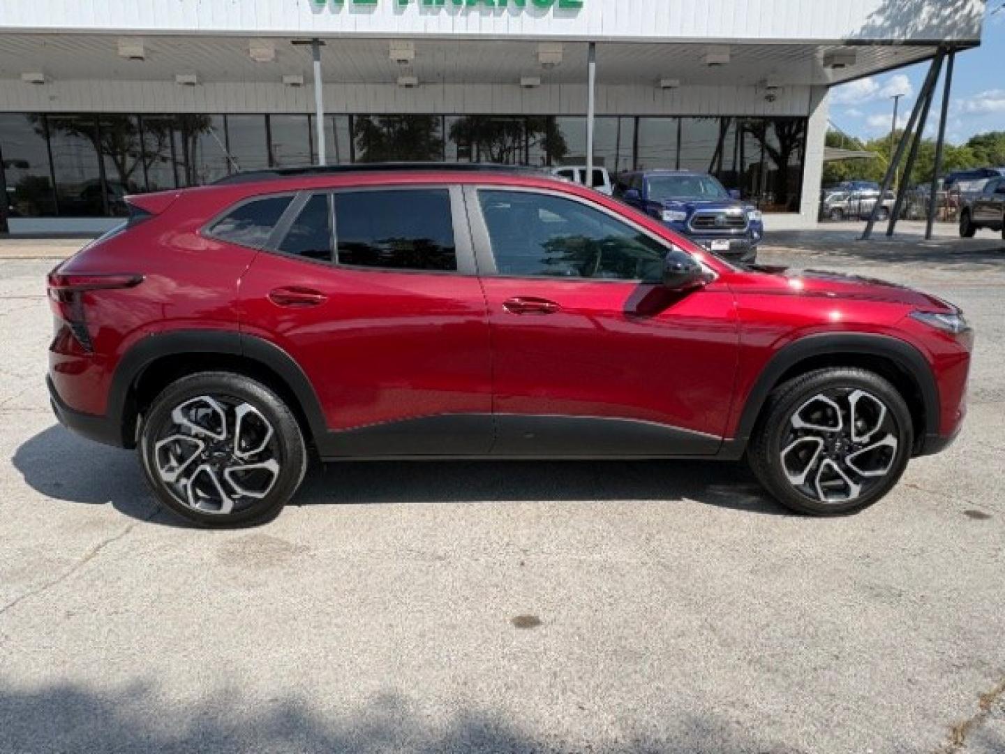 2025 Crimson Metallic Chevrolet Trax FWD 2RS (KL77LJEP6SC) with an ECOTEC 1.2L I-3 gasoline direct injection engine, located at 12182 Garland Rd, Dallas, TX, 75218, (214) 521-2040, 0.000000, 0.000000- Photo#5