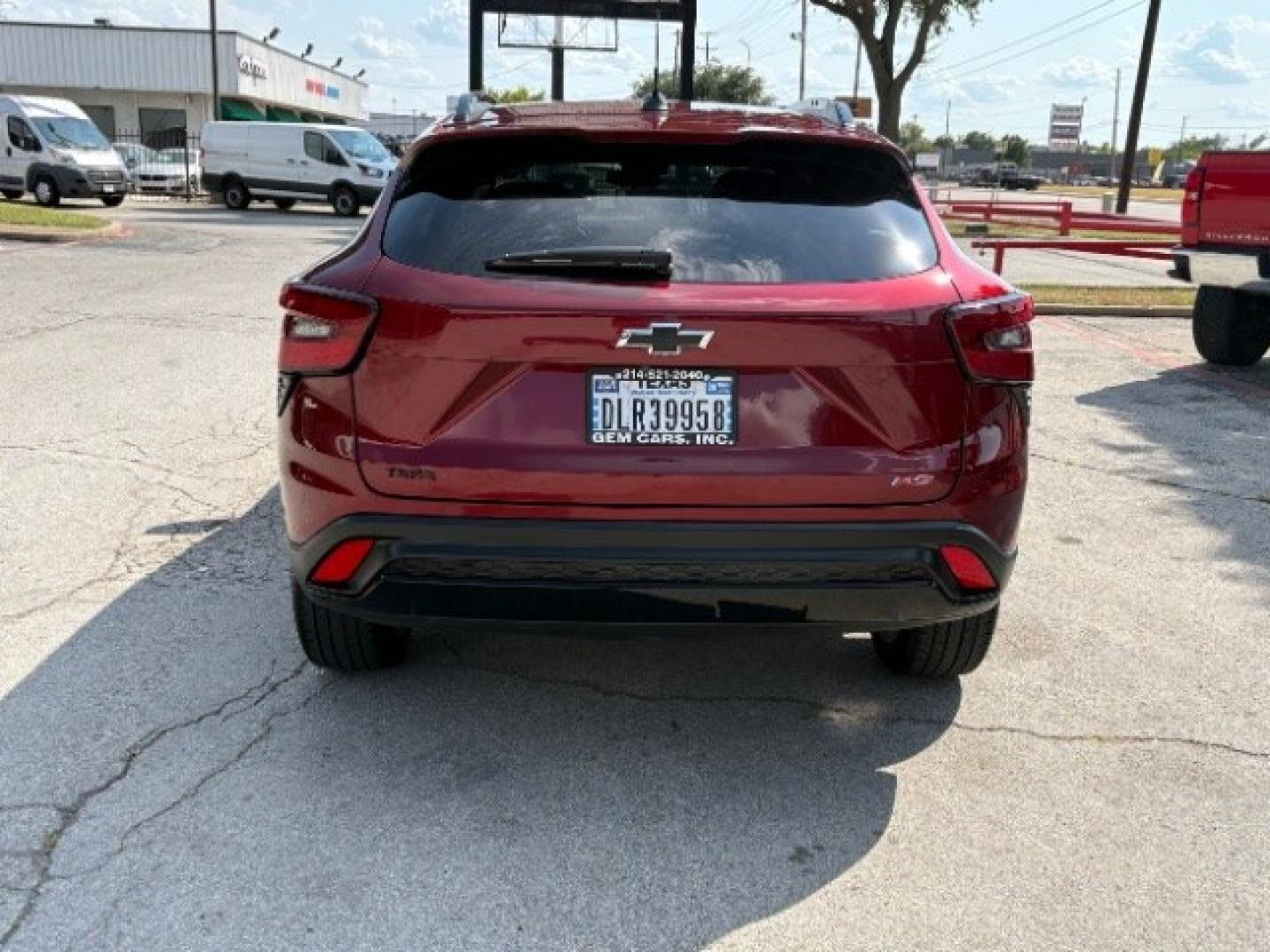 2025 Crimson Metallic Chevrolet Trax FWD 2RS (KL77LJEP6SC) with an ECOTEC 1.2L I-3 gasoline direct injection engine, located at 12182 Garland Rd, Dallas, TX, 75218, (214) 521-2040, 0.000000, 0.000000- Photo#7